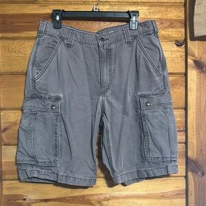 Carhartt Men's Gray Cargo Shorts (Relaxed Fit)